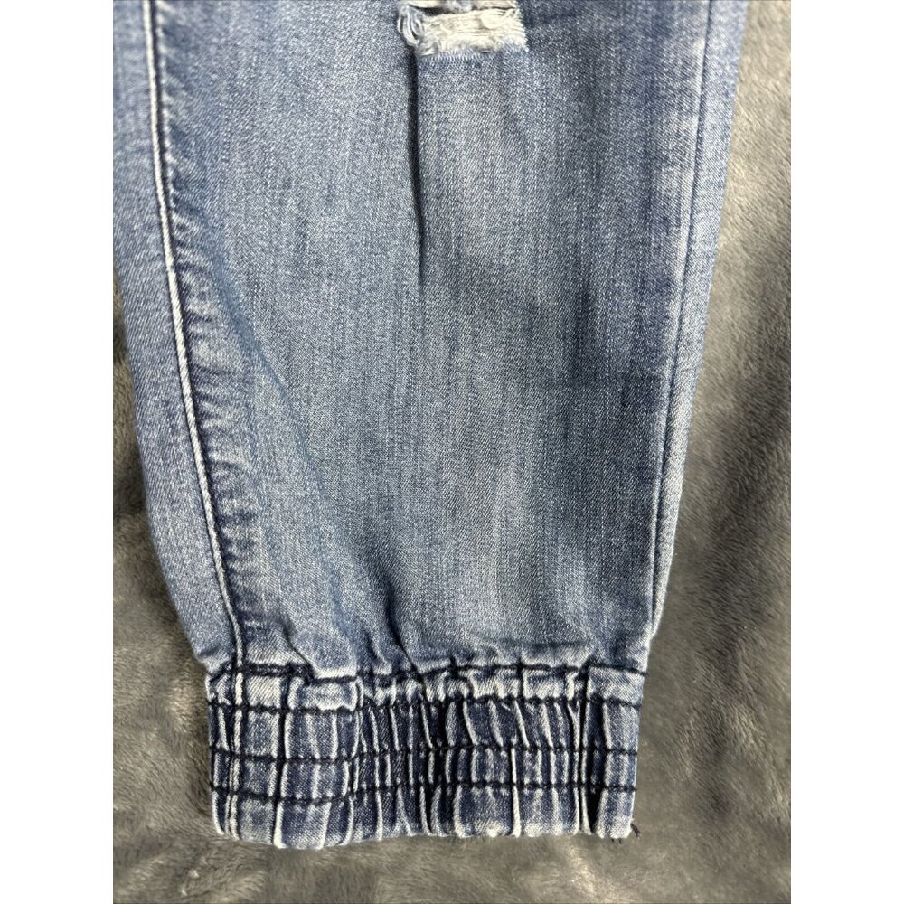 Rue 21 Pants Girls Small Distressed Soft Blue Joggers - Picture 5 of 11